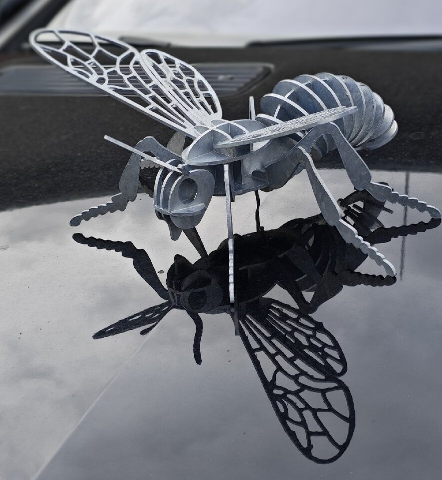 Metallbiene - Dekoration, 40 cm - stehend - Verzinkt 123 €, - 3