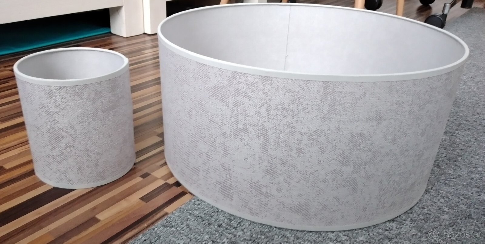 Kronleuchter-Lampenschirm - Silber - NEU / Deckenleuchte / H - 3