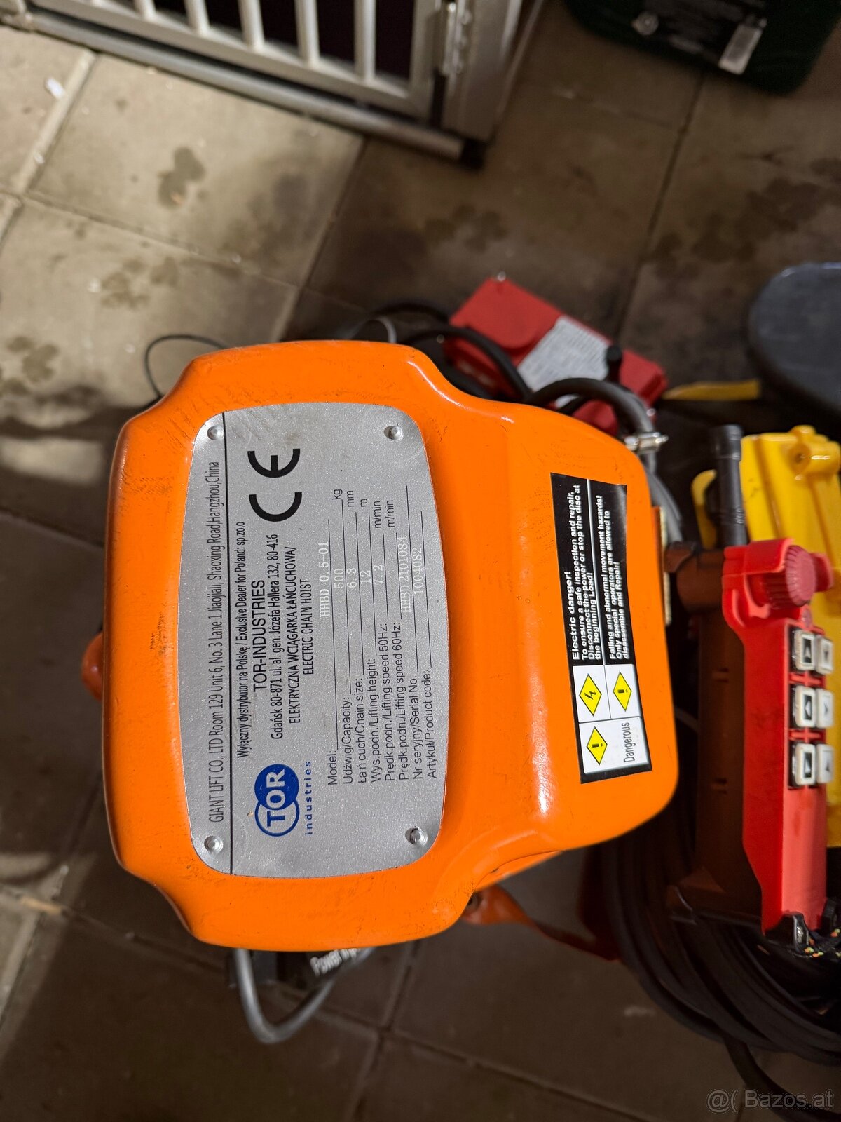 Hubzug mit Kette und Funk - 3