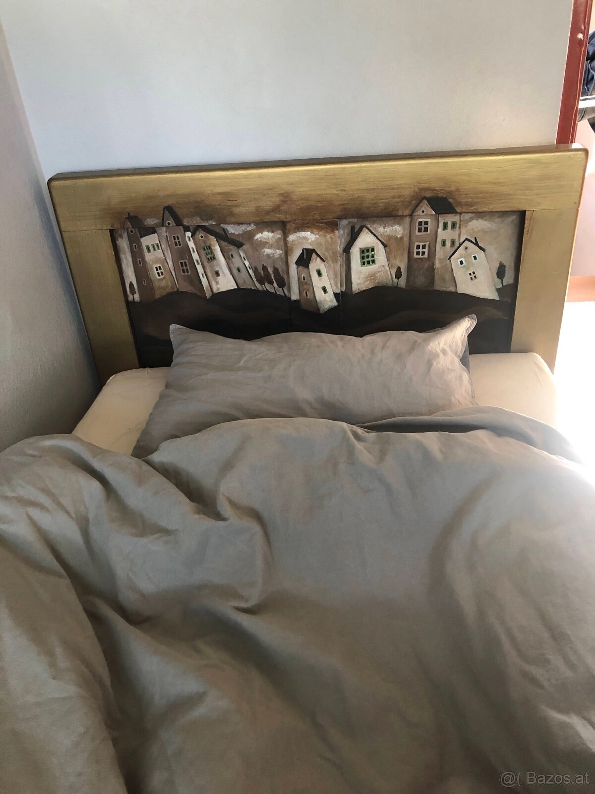 Secesná posteľ 90x200cm - 3