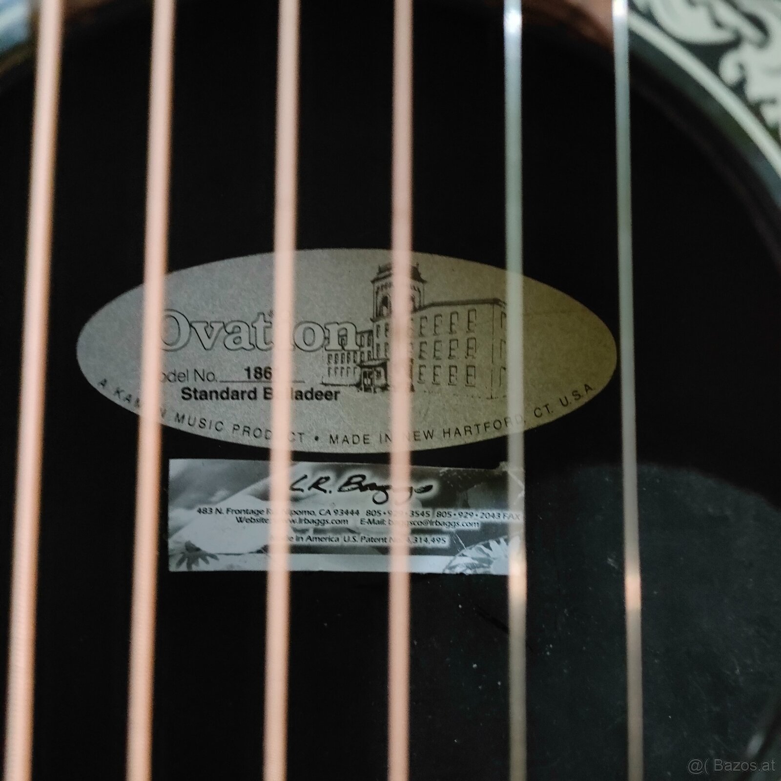 Ovation Balladeer 1861 USA - 3