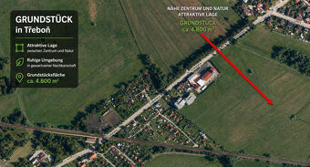 Grundstück Třeboň – 4.800 m² | Nähe Zentrum - Video - 3
