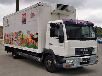 Zu verkaufen MAN LE 12.220 4x2 BL E3 Kastenwagen mit hydraul - 3