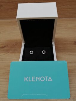 Diamant Ohrringe aus Weißgold KLENOTA - 3