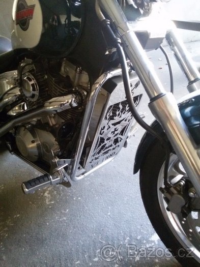 Chopper Kühlerabdeckung Benutzerdefiniertes Muster, Logo - 4