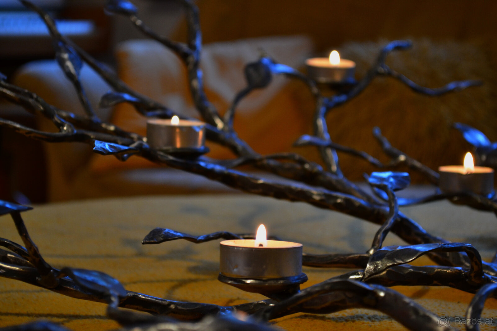 Schmiedeeiserner Kerzenständer - 4