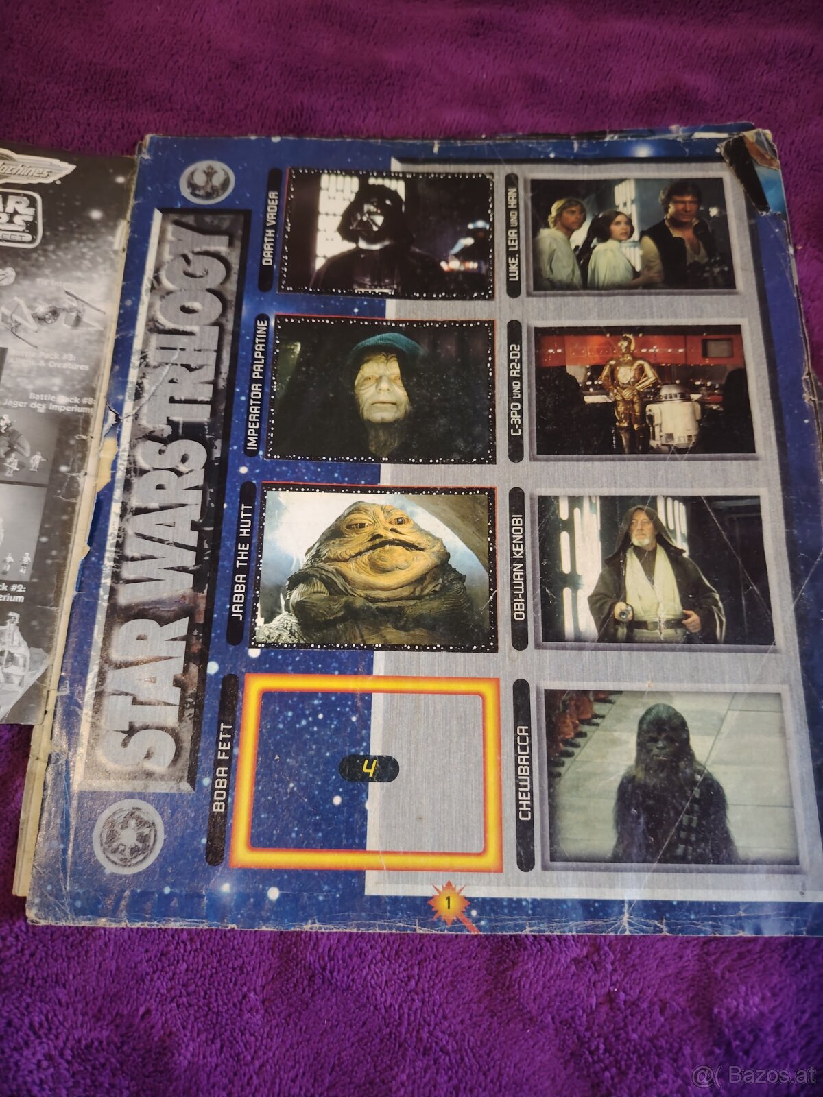 Star Wars Sticker album Älters album - 4