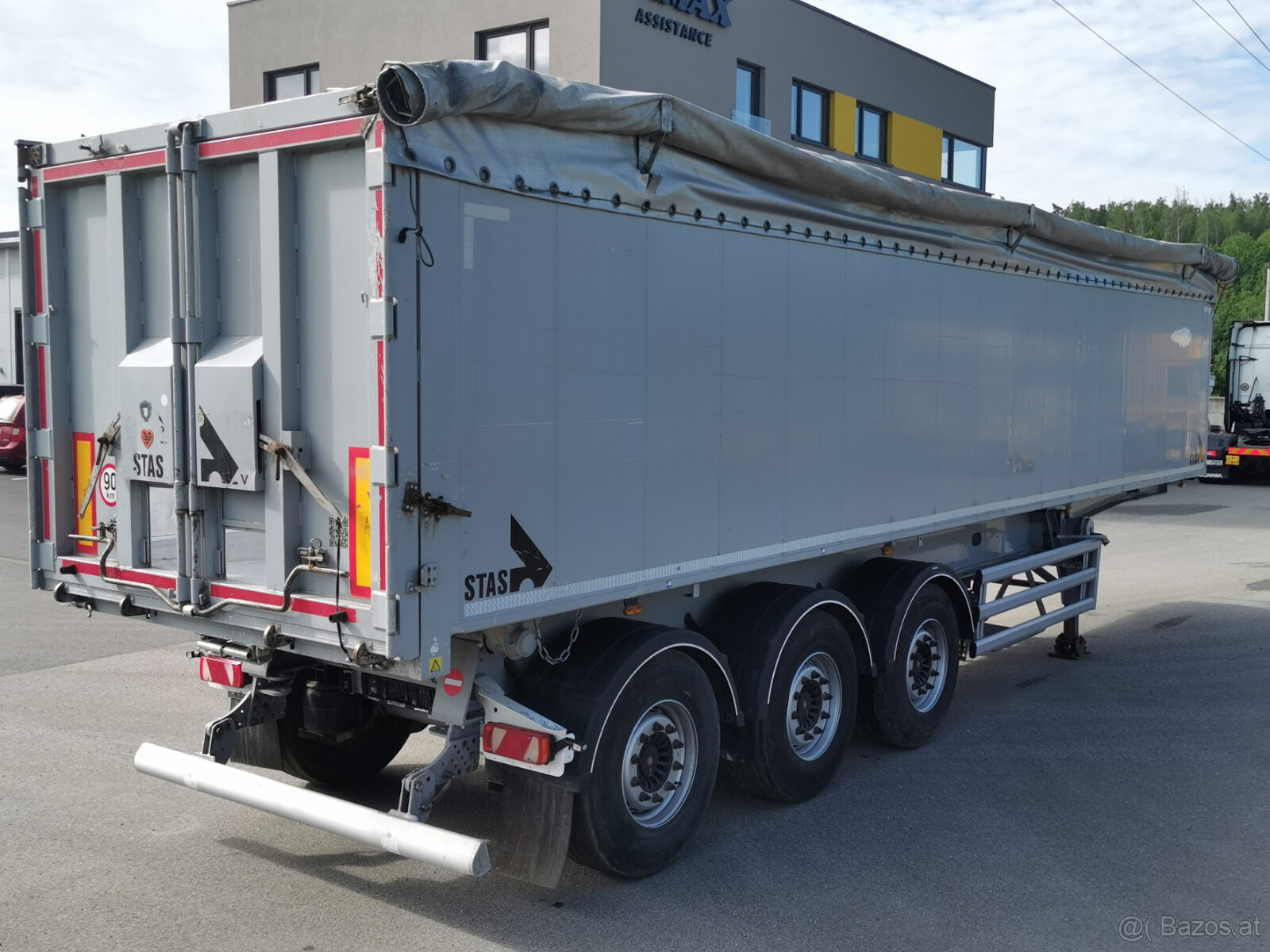 Zu verkaufen STAS S300CX Kippsattelanhänger 50m³. - 4