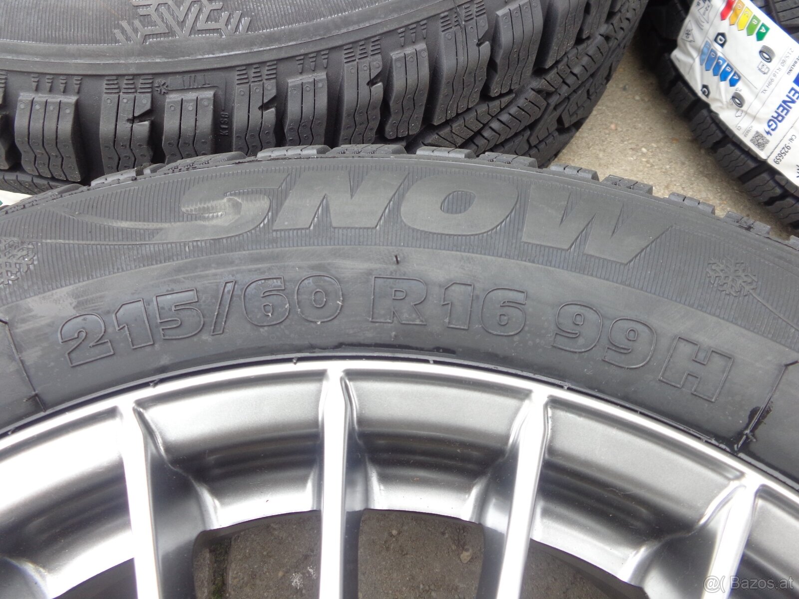 215/60R16 Opel Astra Insignia Zafira neue winterradsatz - 4