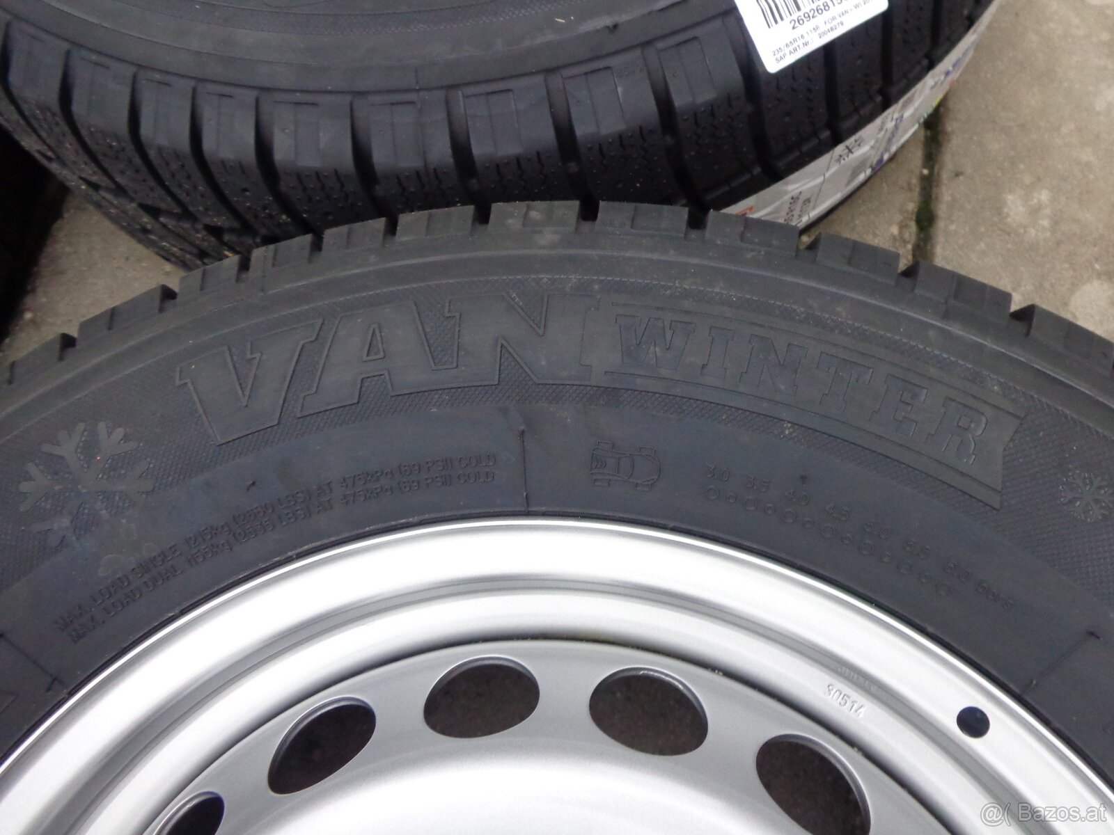 235/65R16C VW Crafter / Man TGE neue Winterradsatz - 4