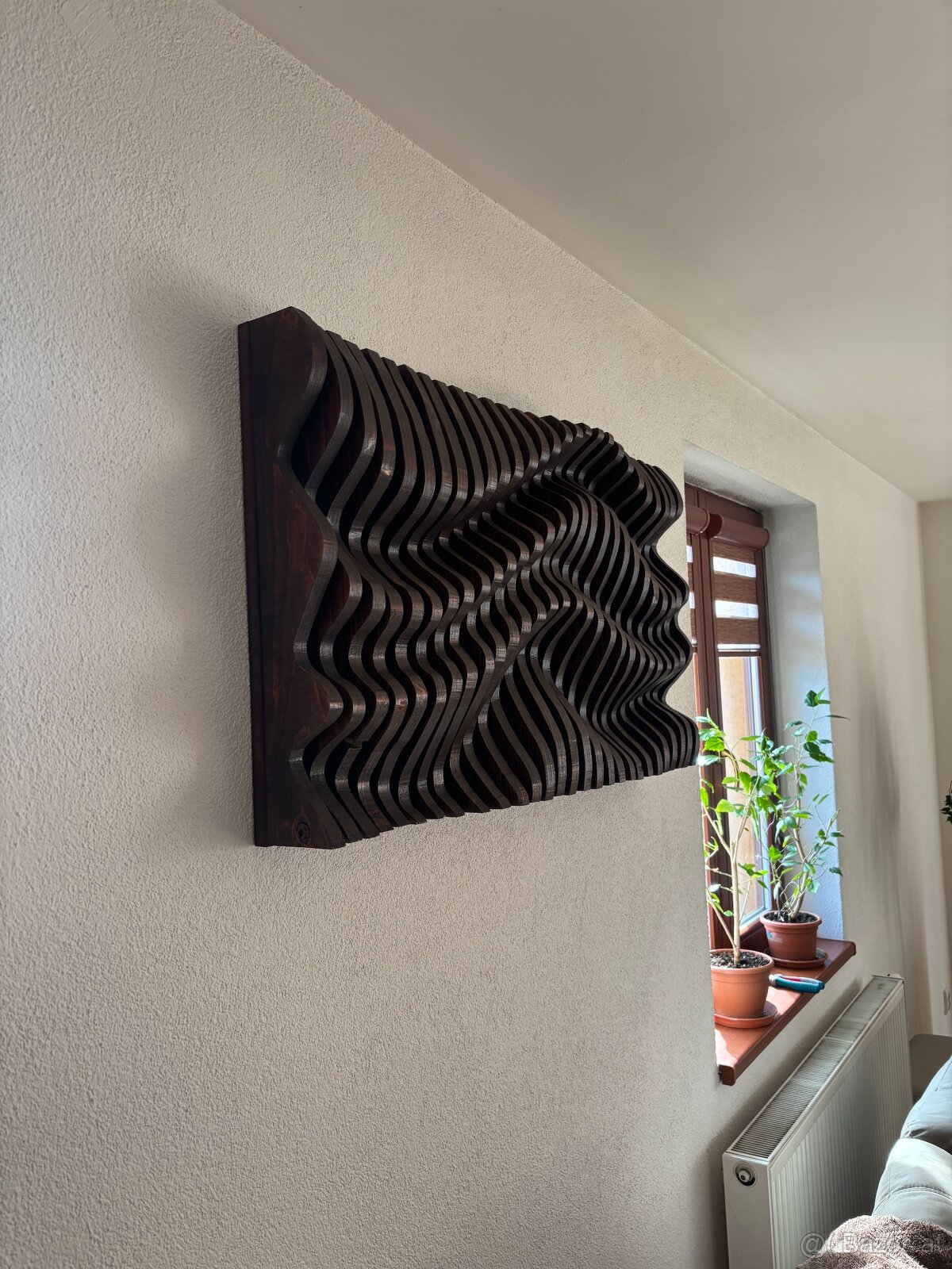 Handgemachtes Holzbild – Moderne 3D Wanddekoration - 4