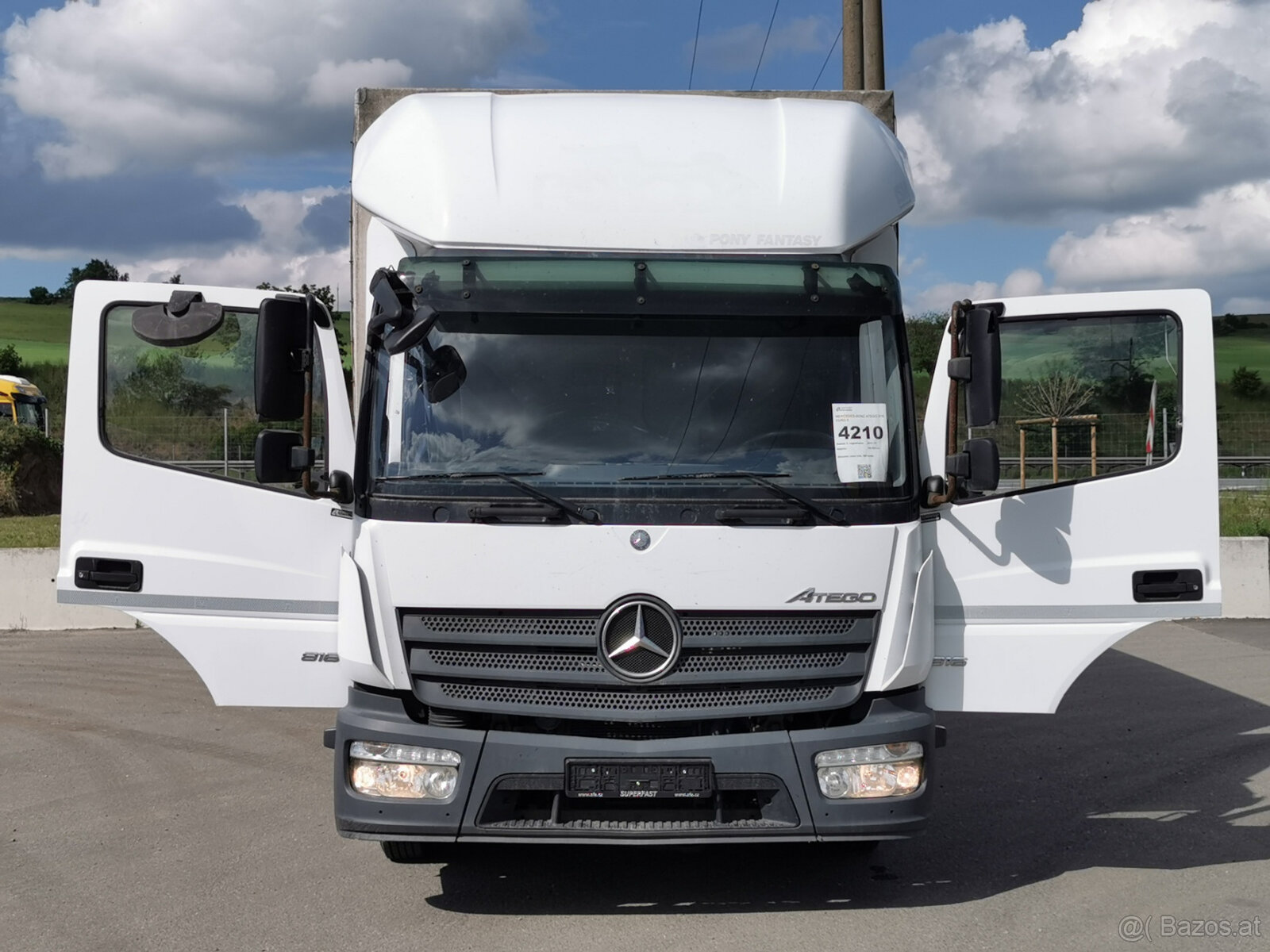 Pritsche mit Plane MERCEDES-BENZ ATEGO 816 EURO 6 - 4