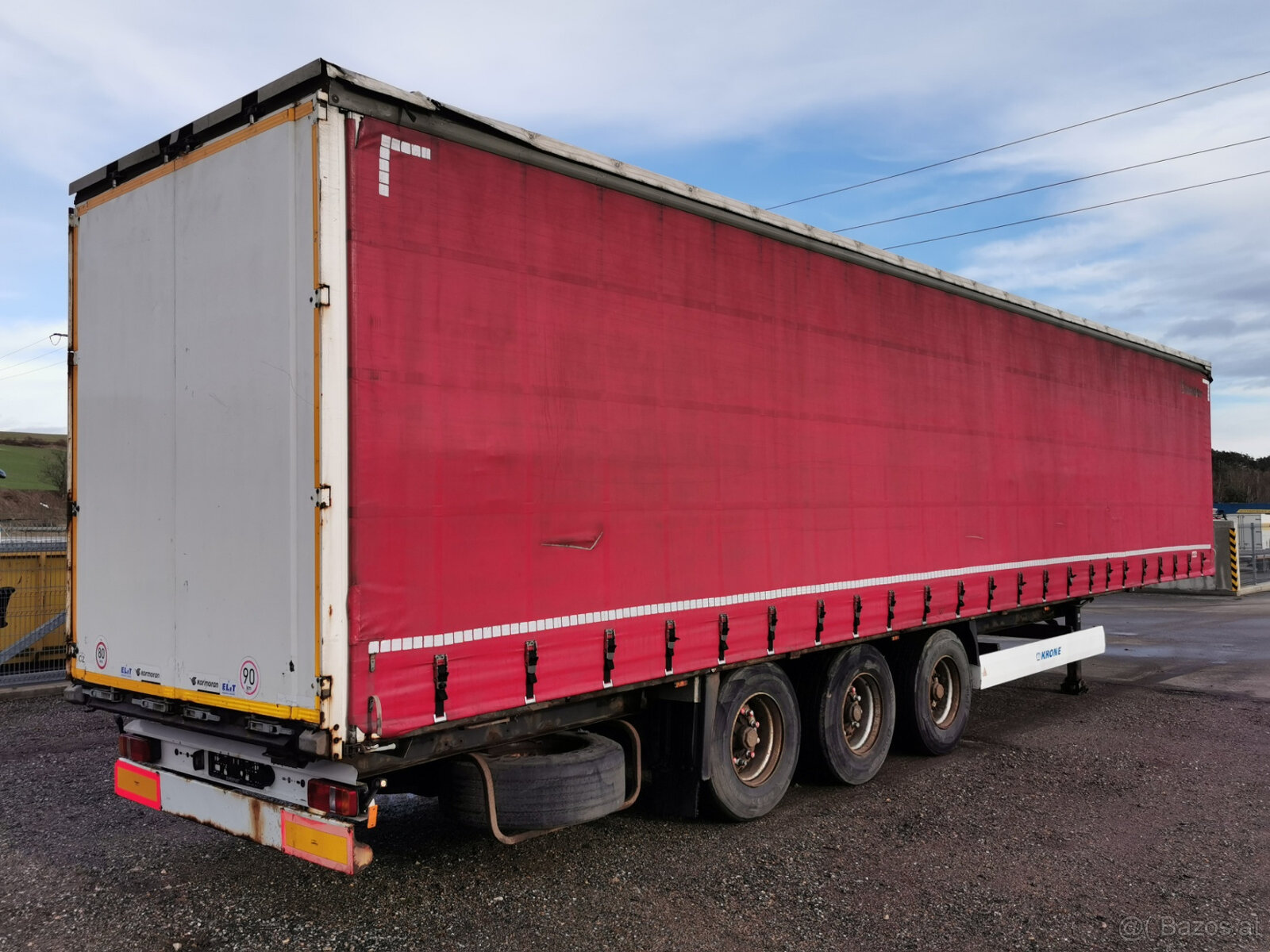 Pritschenauflieger mit Plane KRONE SD Pritschenauflieger mi - 4