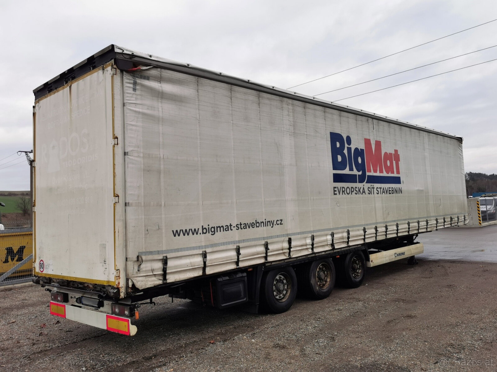 Pritschenauflieger mit Plane KRONE SD low deck - 4