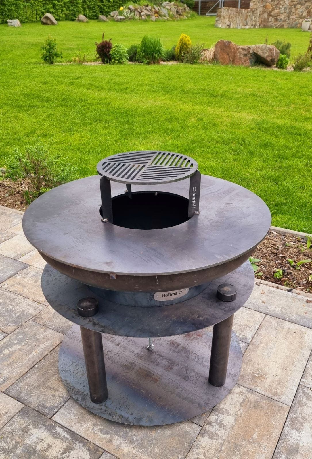 Massiver Partygrill 150 kg, 10 mm, professionelle Verarbeitu - 4