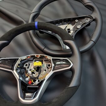 Professionelle Lenkrad-Neubezüge – Leder, Alcantara & mehr - 4