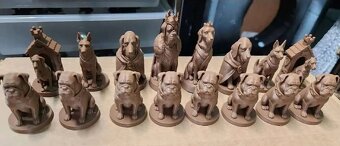 Schachspiel Hunde gegen Katzen - 4