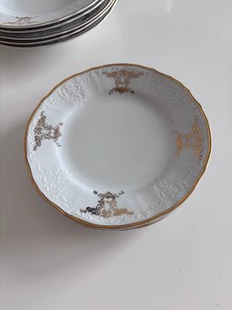Porzellanset Bernadotte – Thun – Barockrelief mit Gold - 4