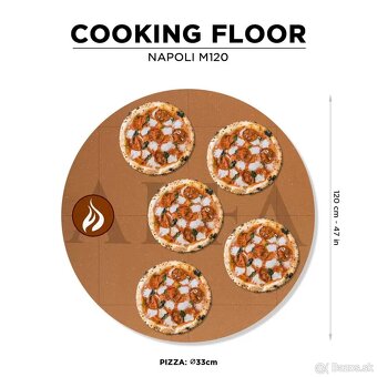 Neapolitanischer Gas-Pizzaofen ALFA FORNI NAPOLI 120 - 4