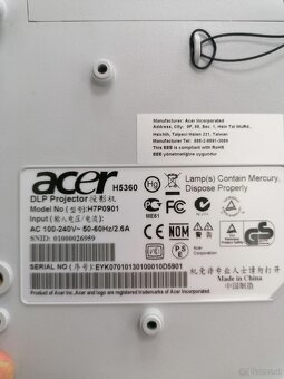 ACER DLP Projektor H5360 plus Reflecta Silber Leinwand - 4