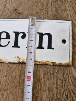 Emaille-Tafel - 4