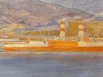 Gemälde Eduard Adrian Dussek, Messina Öl auf Leinwand 72x103 - 4