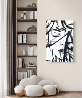Bild (Abstraktes Porträt) Amaje Art – handgemalte Bilder - 4
