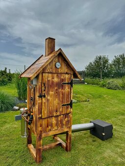 đ„ RĂ€ucherkammer aus Massivholz / bis zu 50 kg Fleisch / ele - 4