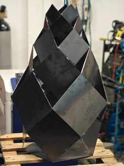 AnzeigeIndustrieskulptur / Moderner Baum – handgefertigt - 4