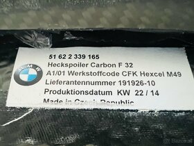 BMW 4er F32 LCI carbon performance spoiler NEU - 4