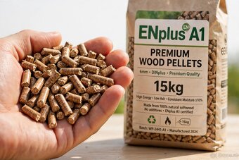 Holzpellets ENplus A1 - 15kg Säcke, Palette 1050kg, Zustellu - 4