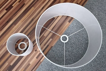Kronleuchter-Lampenschirm - Silber - NEU / Deckenleuchte / H - 4