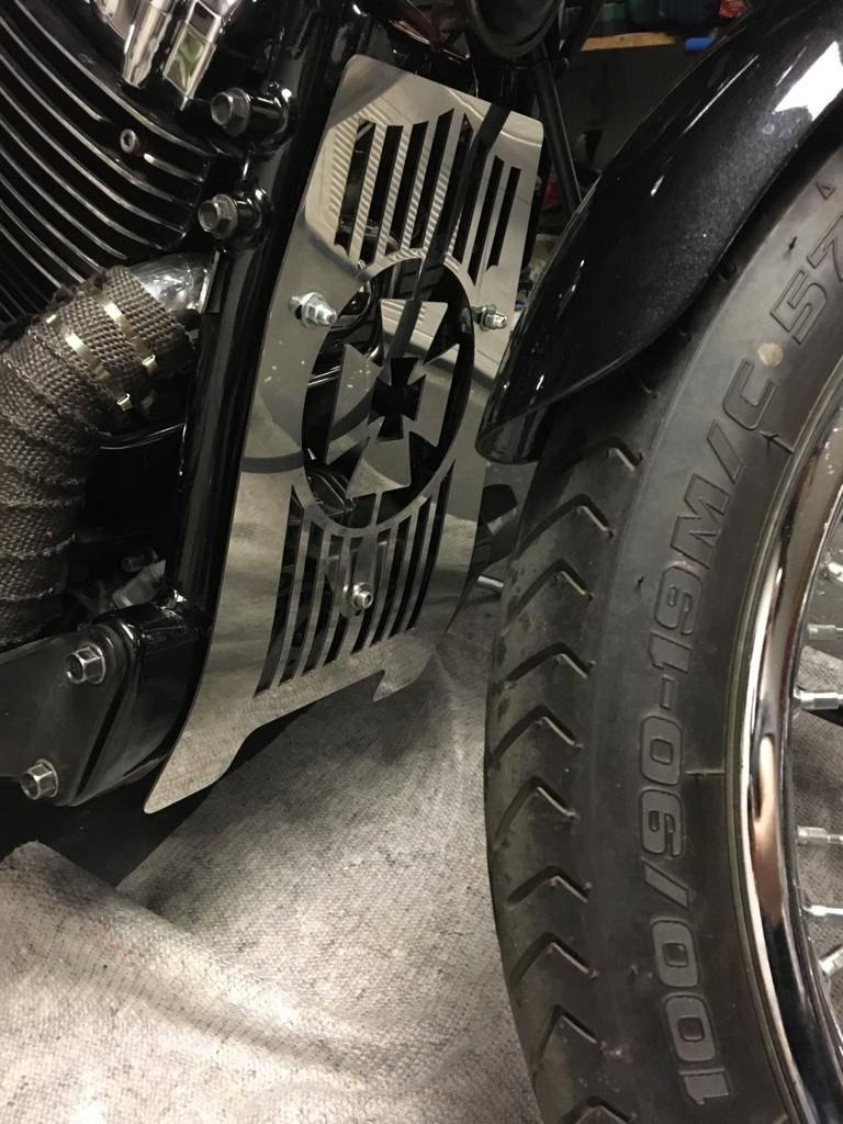 Chopper Kühlerabdeckung Benutzerdefiniertes Muster, Logo - 5