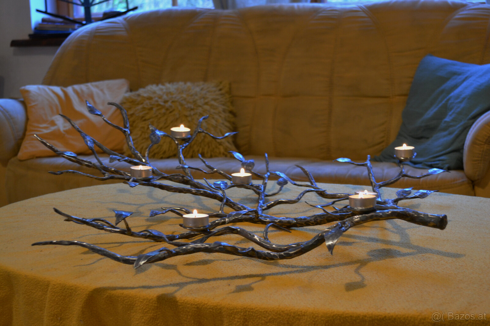 Schmiedeeiserner Kerzenständer - 5