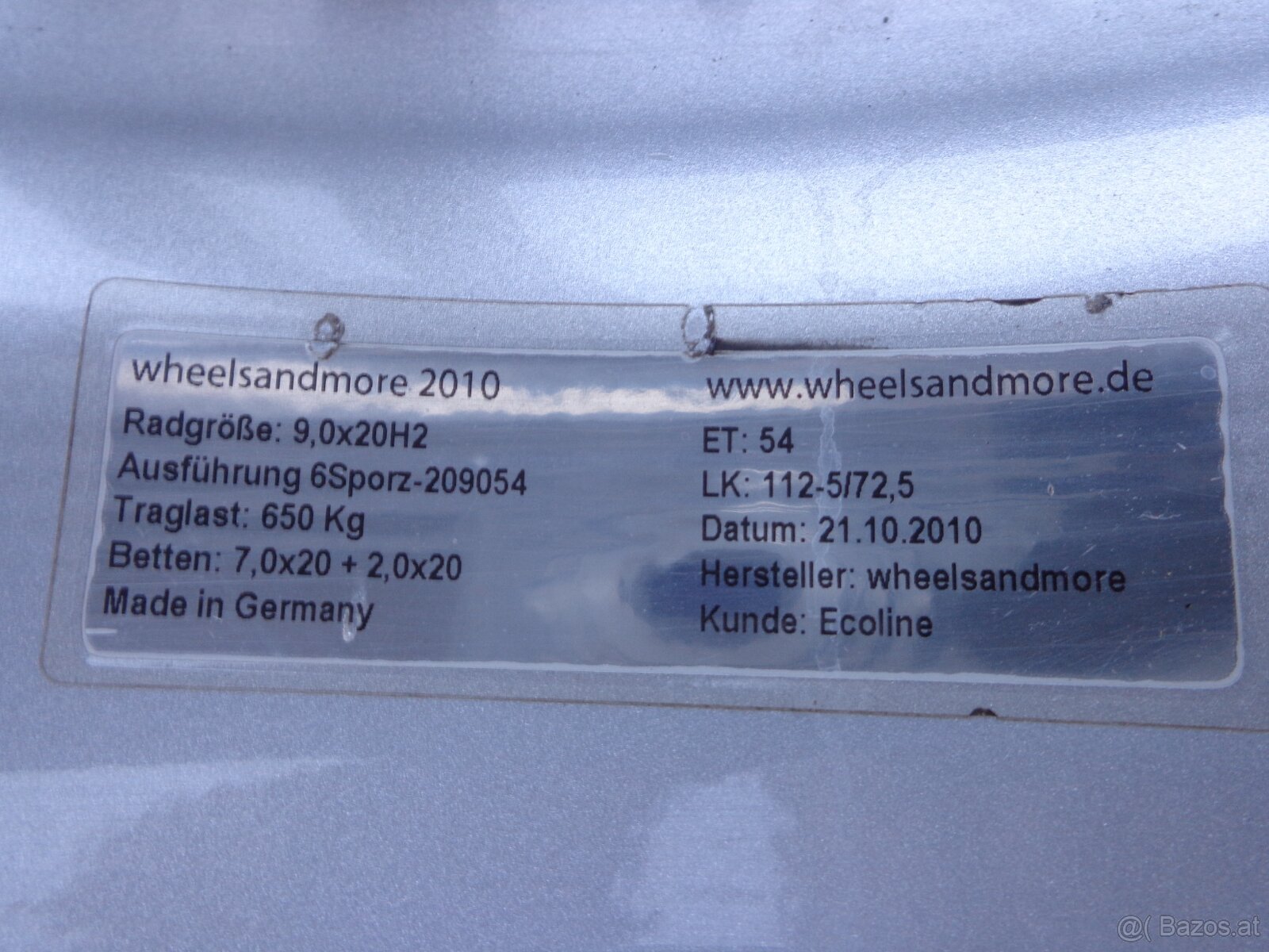 3teilige geschmiedene Wheelsandmore alufelgen 20Zoll 5x112 - 5