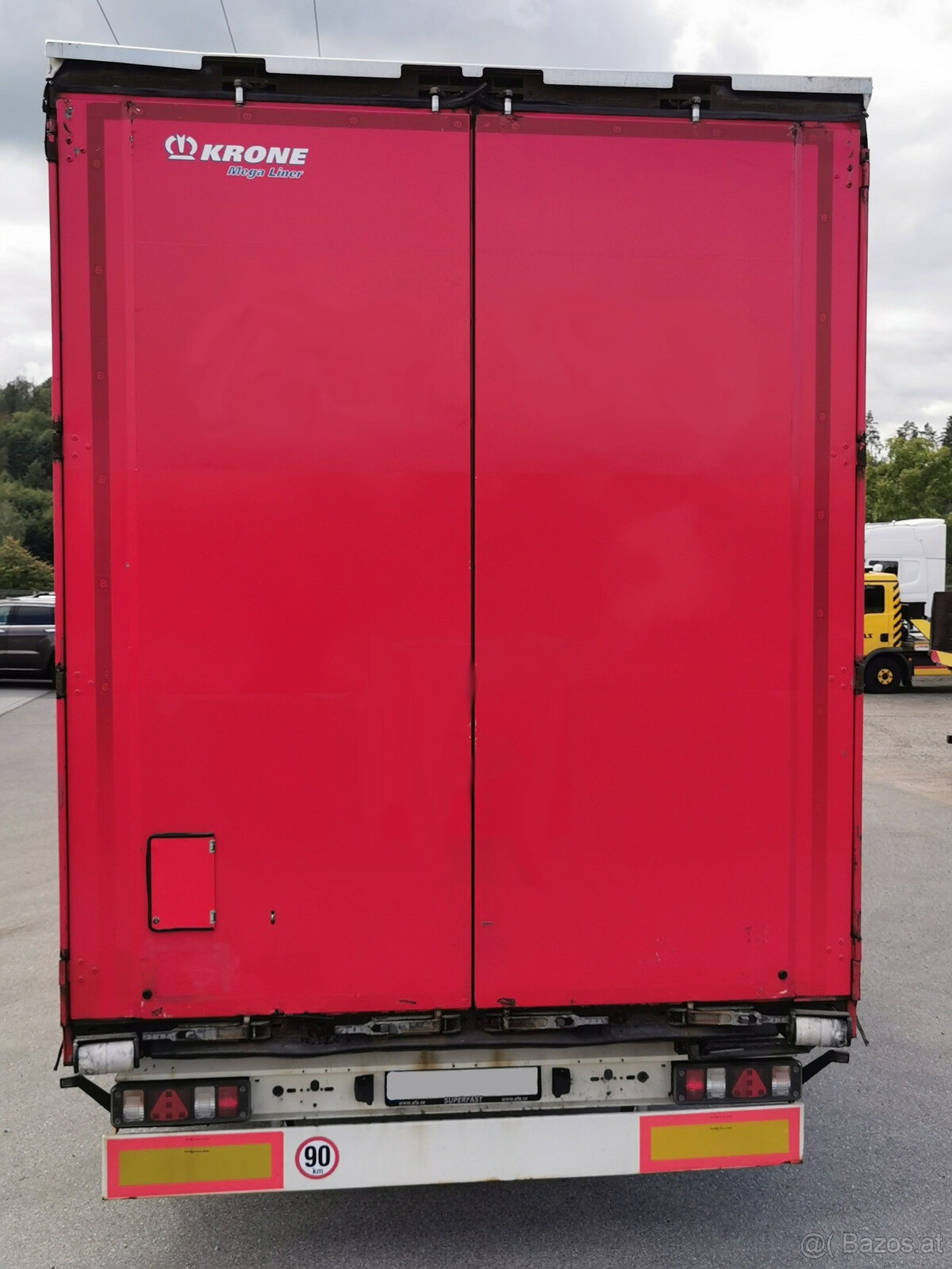 Pritschenauflieger mit Plane KRONE SD low deck - 5