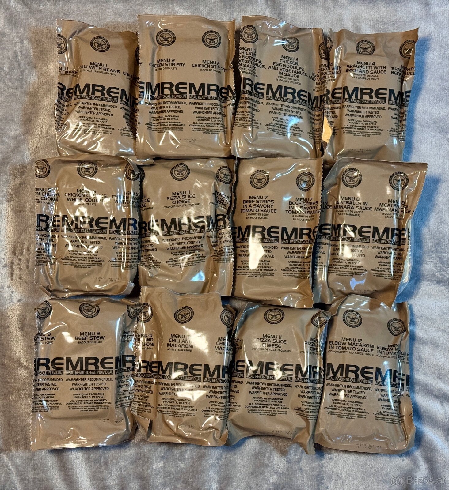 Original amerikanische MRE-Kisten zu verkaufen (Menu A/B) 🇺🇸 - 5