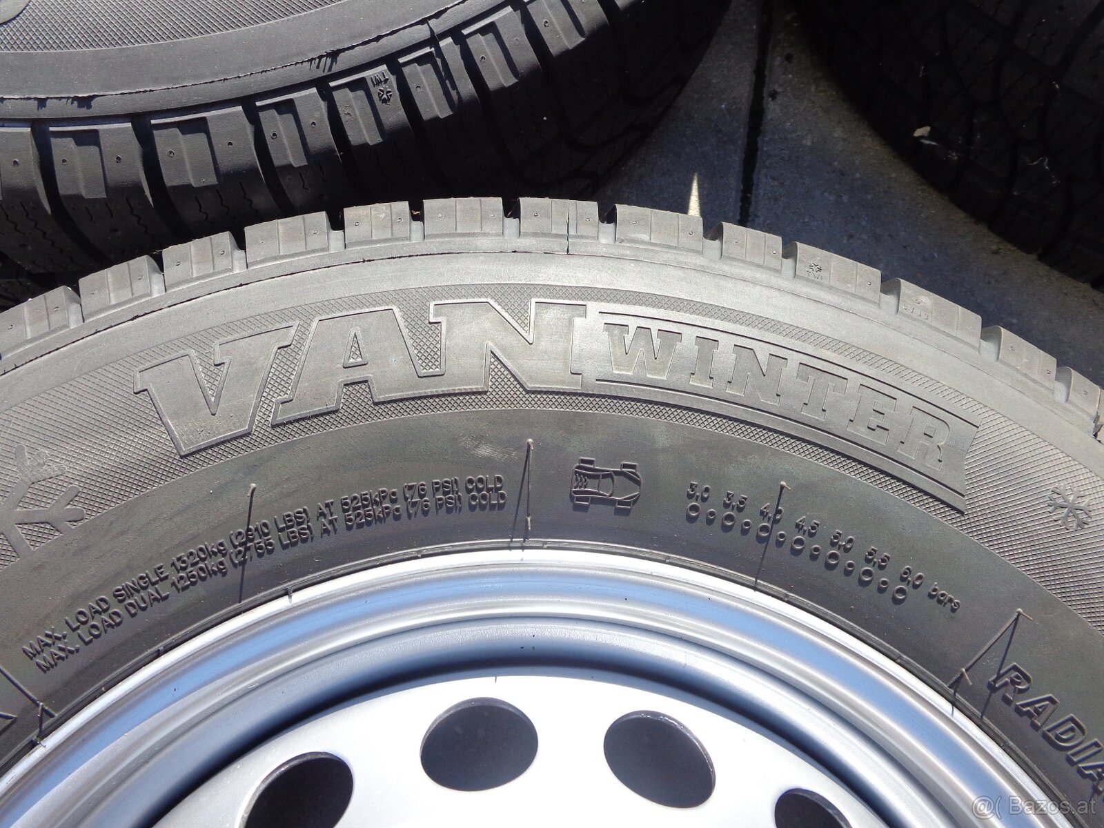 Fiat Ducato Toyota Pro Ace Max neue winterradsatz 225/75R16C - 5