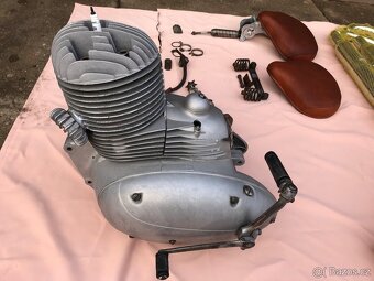 Jawa 250 Pérák FJ (1947) mit Original-Typenschein + Ogar 350 - 5