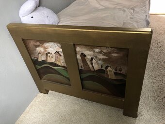 Secesná posteľ 90x200cm - 5