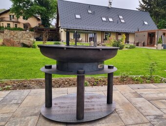 Massiver Partygrill 150 kg, 10 mm, professionelle Verarbeitu - 5