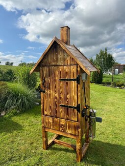 đ„ RĂ€ucherkammer aus Massivholz / bis zu 50 kg Fleisch / ele - 5