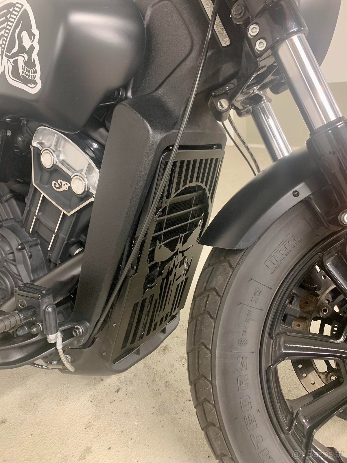 Chopper Kühlerabdeckung Benutzerdefiniertes Muster, Logo - 6