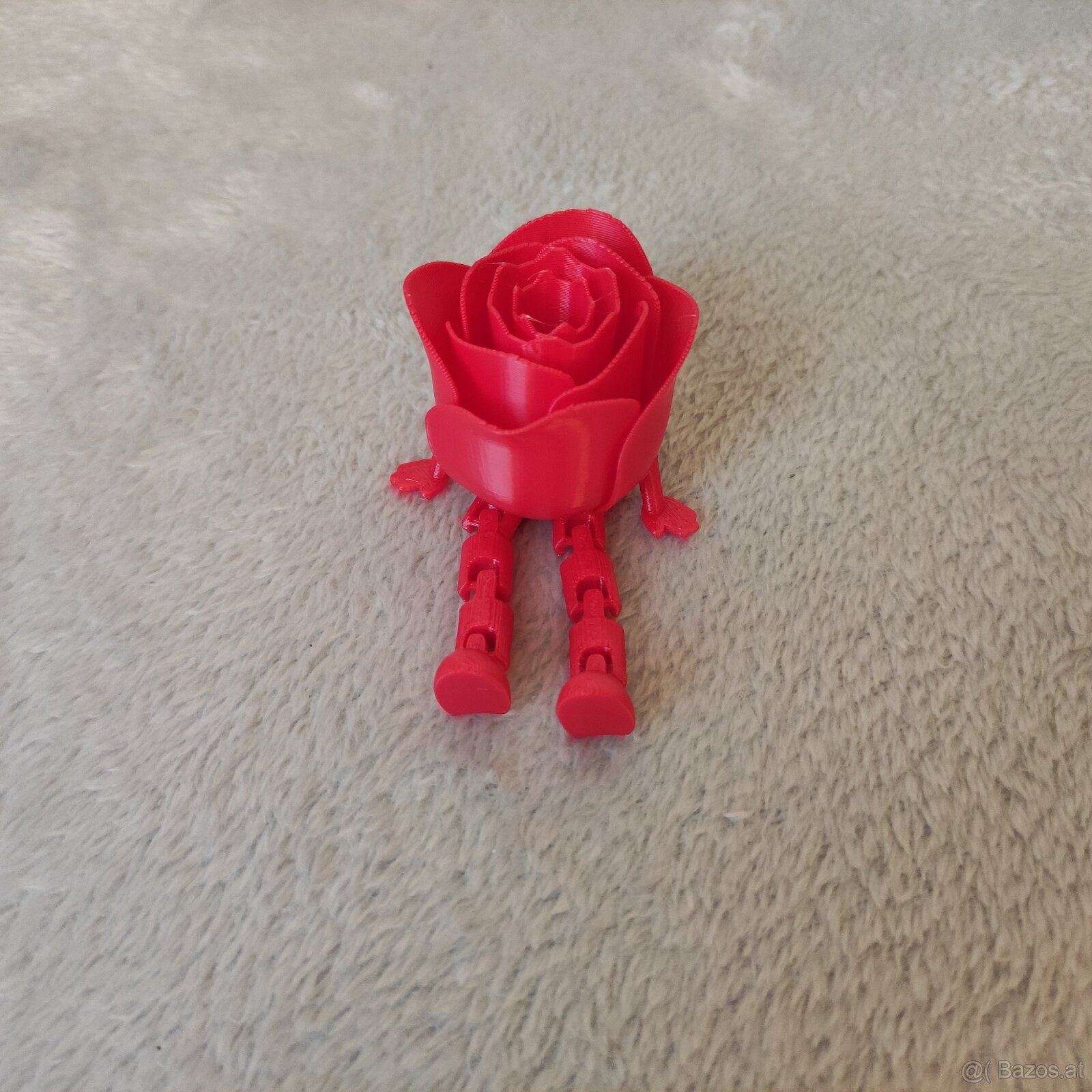 Sitzende Rose aus dem 3D-Druck – originelle Dekoration - 6