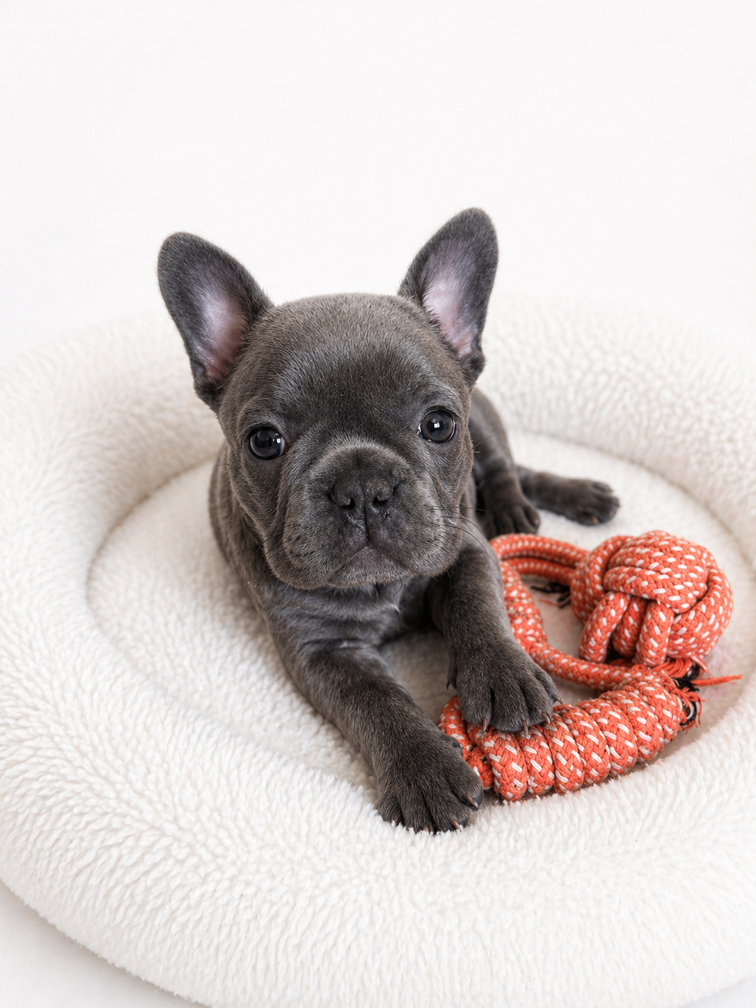 Französische Bulldogge – blaue Hündin mit Stammbaum - 6