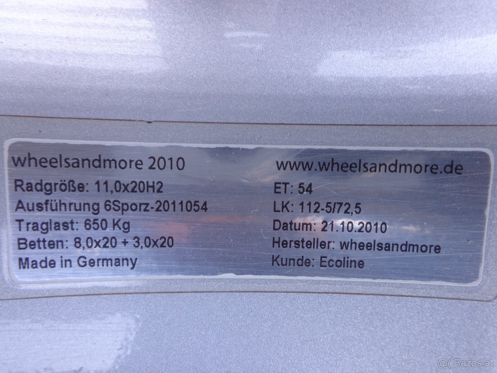 3teilige geschmiedene Wheelsandmore alufelgen 20Zoll 5x112 - 6