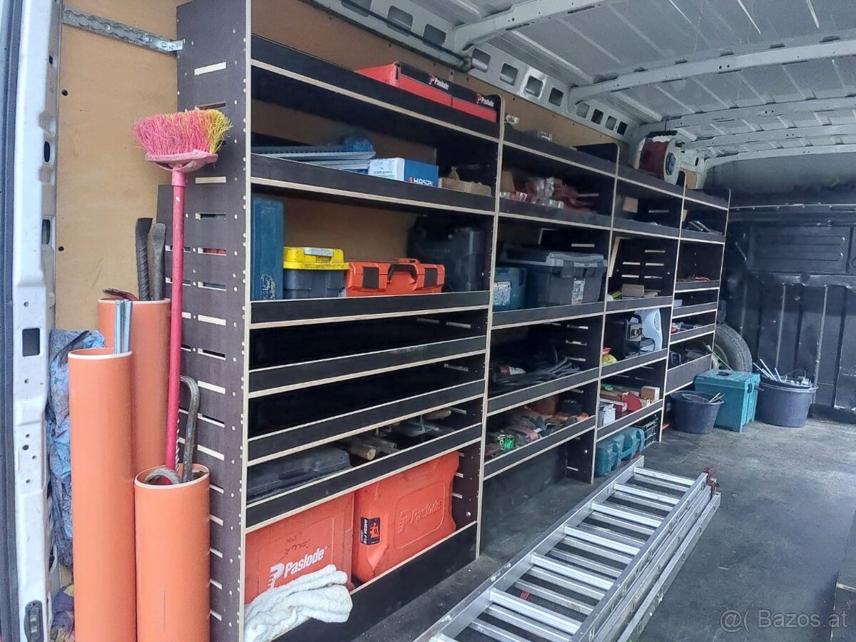 Regály, vestavba do Dodávky,furgon, CNC výroba - 6