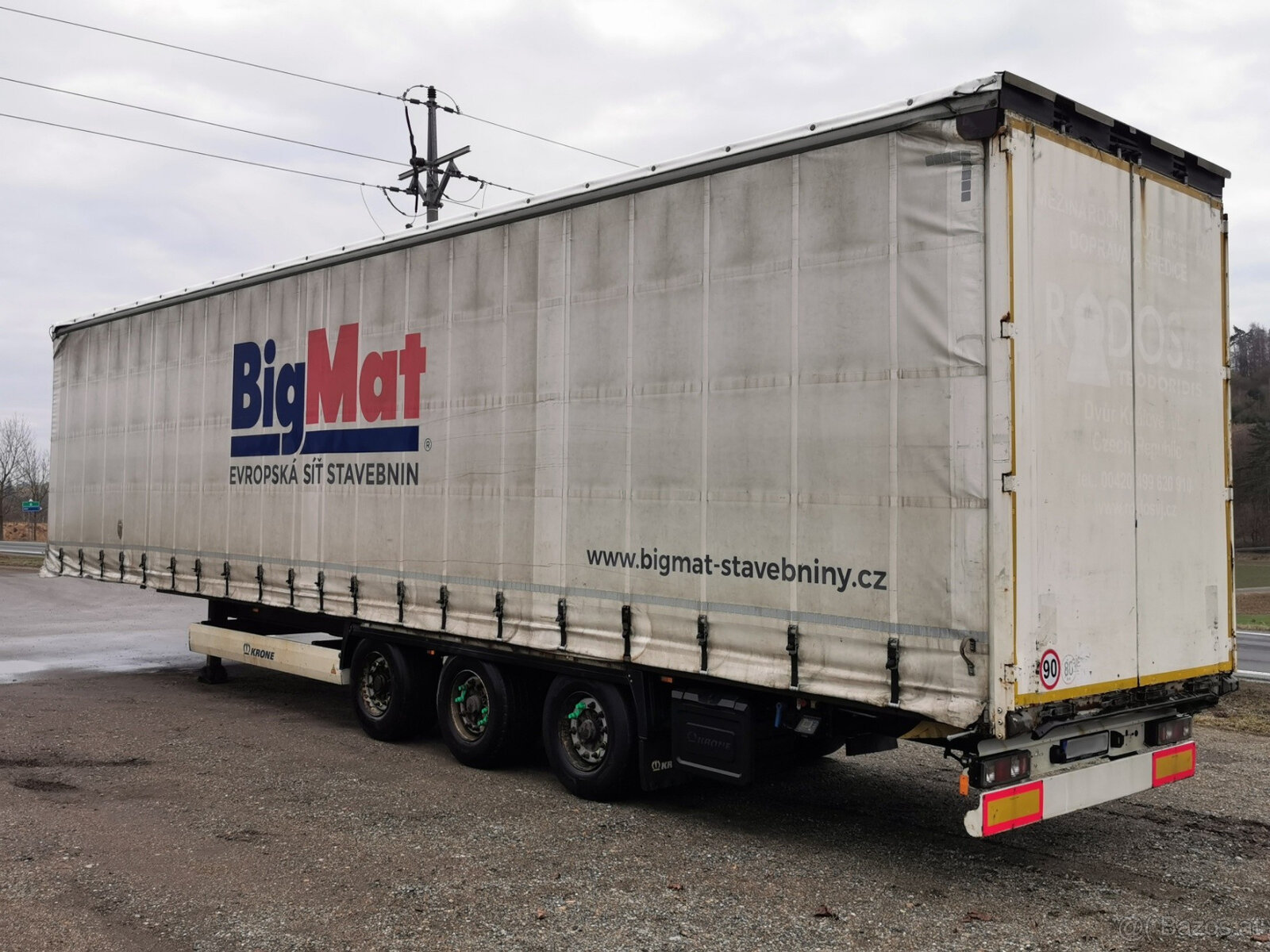 Pritschenauflieger mit Plane KRONE SD low deck - 6