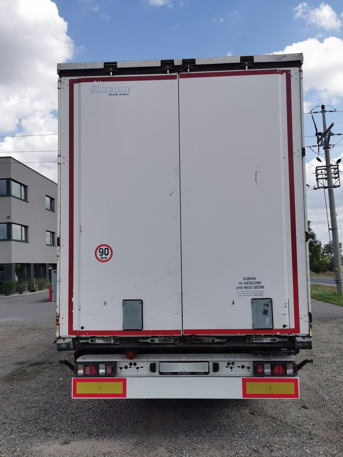 Pritschenauflieger mit Plane KRONE - 6