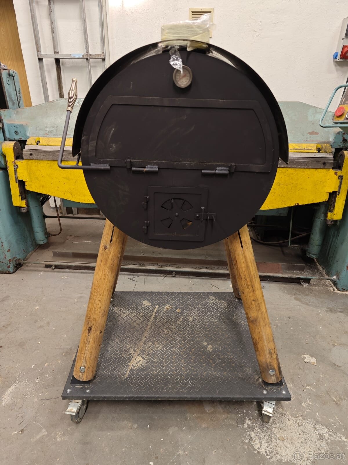 Pizzaofen / Brotofen, 60 × 40 cm, 110 kg, mit Thermometer - 6